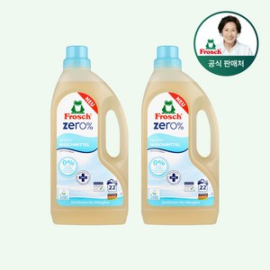 [프로쉬] 친환경 세탁세제 제로 1500ml, 1.5L, 2개