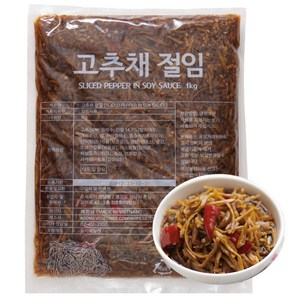 모닝팜 간장고추채(고추채절임) 1KG, 1개