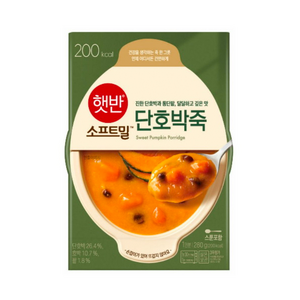 맛의 3가지 비법 CJ 비비고 단호박죽 280g, 12개