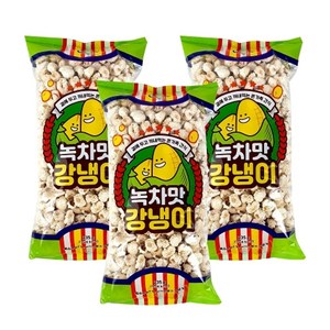 너만아는과자점 CW 청우 녹차맛 강냉이 235g x 3개 /대용량과자 박상 뻥튀기