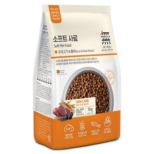 무마진 강아지 전연령용 소프트사료, 오리, 1kg, 1개