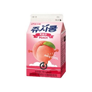 빙그레 쥬시쿨 복숭아맛, 30개, 180ml