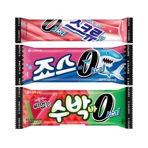 0칼로리 3종 혼합 구성 수박바 스크류바 죠스바, 30개, 75ml