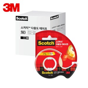 3M 스카치 583D 다용도 테이프 18mm x 30m, 1개