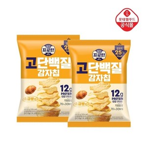 롯데제과 이지프로틴 고단백질 감자칩 소금빵맛 50g x 16봉, 16개