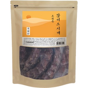 강아지 많이드시개 대용량 수제간식, 오리목, 350g, 1개