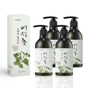 홈쇼핑 정품 동국 모뿌리 발효 어성초 샴푸 500ml X 4ea 두피청정 지루성 두피 대용량 샴푸 에덴필드, 500g, 4개