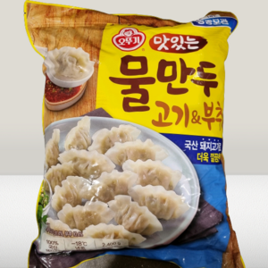 [코스트코] 오뚜기 맛있는 물만두 2.4KG 아이스박스+아이스팩 /냉동식품, 1개