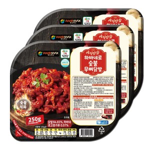 야식만참 하바네로 숯불무뼈닭발, 3개, 250g