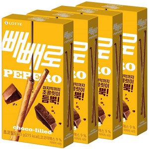 빼빼로 초코필드, 53g, 4개