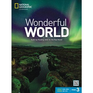 Wondeful WORLD PRIME 3 SB with App QR:Student Book with App QR Pactice Note Wokbook, A List