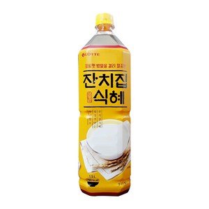 롯데 잔치집 식혜 1.5Lx12펫, 상세페이지 참조, 12개, 1.5L