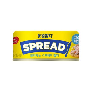 데일즈기획 동원 참치 스프레드 고소마요, 100g, 6개