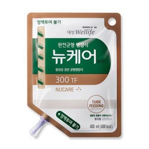 대상웰라이프 뉴케어 300TF RTH 저잔사식 등장성경관영양식, 400ml, 40개