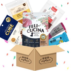 [라임팩토리] 아스쿠 펠리쿠치나 소프트사료 3kg 3종 택1 +이거먹자져키100g+소미펫고구마간식250g+마누카유산균껌100g+라디안트트릿1p+버블츄1p, 1개, 소