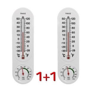 결로방지 플라스틱 온도계 습도계 섭씨 영하 30~영상50도까지 측정, 1개, 1개