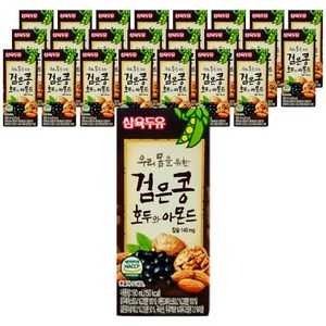 삼육두유 검은콩호두아몬드 두유, 190ml, 72개