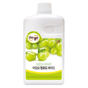 아임요 리얼 청포도에이드 1.5L, 3개