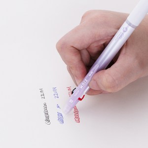 [오피스스쿨] 자바 지워지는 3색볼펜 0.5mm 선명한 잉크 중성멀티펜 라바그립 지움3겔, 자바 지워지는 3색볼펜_0.5mm(바디색상랜덤)