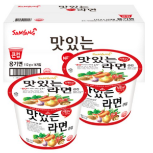 삼양 맛있는라면 큰컵, 6개