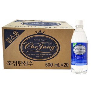 일화 초정탄산수 플레인 500ML (업소용), 20개