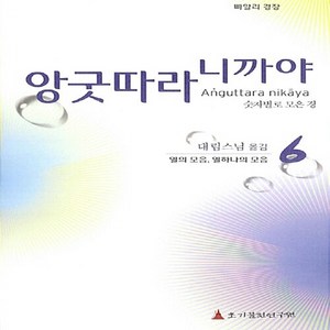 NSB9788991743120 새책-스테이책터 [앙굿따라 니까야 6] -열의 모음 열하나의 모음 숫자별로 모은 경--초기불전연구원-대림 엮음-불교 경전, 앙굿따라 니까야 6