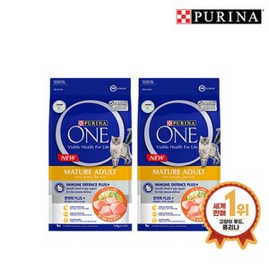아트박스 /퓨리나 [1+1]원캣 7세이상 노령묘 1.4kg 총 2팩, 아트박스 /퓨리나 [1+1]원캣 7세이상 노령묘 1.4