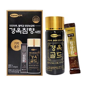 한미 경옥침향 세트 경옥골드 인삼음료 기력충전, 80개, 100ml