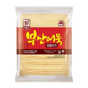 사조대림 부산어묵 알뜰어묵사각, 6개, 700g