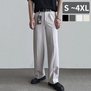 [YKK] 무지샵 남자 링클프리 스판 와이드 슬랙스 빅사이즈 S~4XL