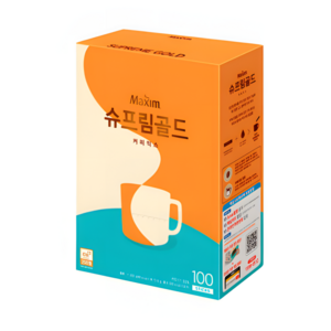 맥심 슈프림골드 커피믹스 100T (라떼크림함유), 13.5g, 100개입, 1개