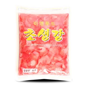 이엔 초생강 적색 슬라이스 장아찌, 1.3kg, 1개