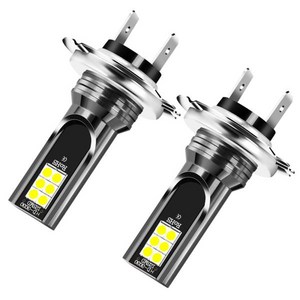 자동차 램프 용품 2x H7 LED 자동차 헤드라이트 전구 폭스바겐 VW 골프 4 6 7 GTI 티구안 파사트 B5 B6 B7, [01] WHITE, [01] H7, 1개