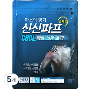 신신제약 신신파프 COOL 파스, 5개입, 5개