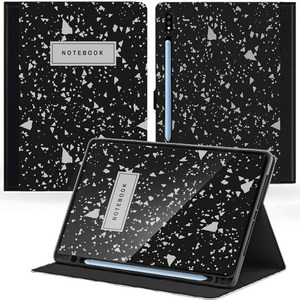 TaVely 갤럭시탭S8+ S7+ S7 FE S8 S7 플러스 S펜수납 케이스, NOTEBOOK 펜수납