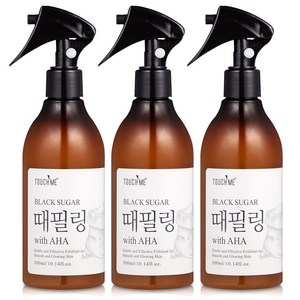 터치미 때필링 때비누 AHA 각질제거 바디스크럽 스프레이 300ml, 3개