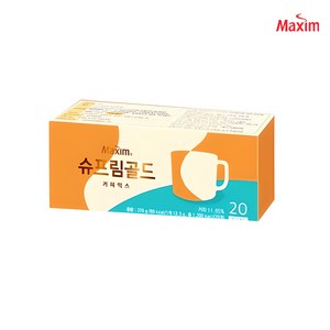 맥심 슈프림 골드 커피믹스, 13.5g, 20개입, 3개