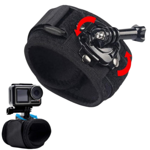 고프로 히어로 손목 스트랩 360 도 회전 블랙 7 5 4 2 실버 화이트 맥스 세션 AKASO EKEN DJI Yi Apeman 9, 1개, 01 1Pcs