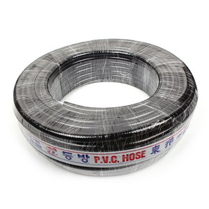 엘토로 흑고압호스 16mm 50M 편사 PVC 세차호스 공구, 1개