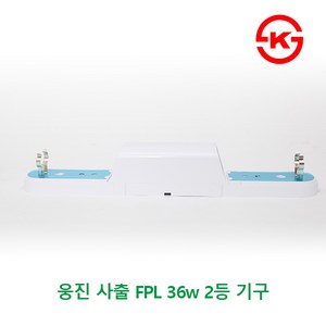 국산 FPL 36w 2등기구 형광등기구 일자등기구 일자등, 기타, 1개