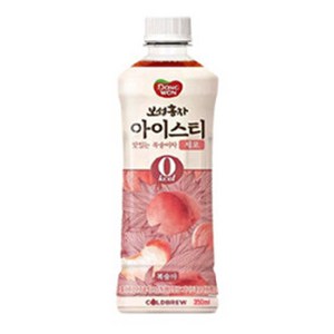 동원 보성홍차 아이스티 제로 복숭아 350ml 12입, 12개