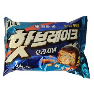 오리온 핫브레이크 오리지널 미니 455g (약 34개입) X 2봉지, 4개