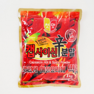 첫맛 캡사이신 분말, 3개, 1kg