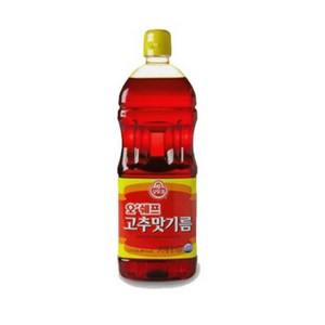 오뚜기옛날 고추맛기름, 1.5L, 10개