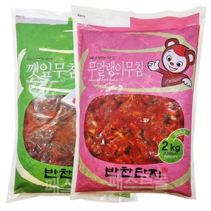 반찬단지 깻잎무침 + 무말랭이무침 세트, 1세트, 4kg