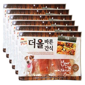 메가펫 더올바른 강아지간식 300g, 6개, 젤리슬라이스