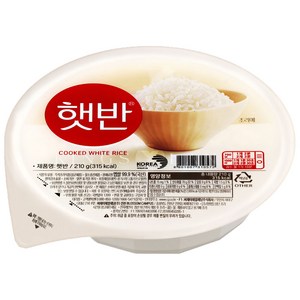 햇반 백미밥, 210g, 16개