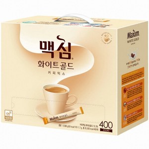 맥심 화이트골드 믹스 400개 대용량사무실탕비실, 11.7g, 400개입, 1개