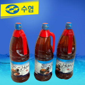 멸치액젓 제주 서귀포 수협 4년 자연발표 무첨가물 진한 원액 2kg (1.8L), 3개, 1.8L