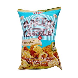 Oishi Marty's Cracklin Plain Salted 오이쉬 마티스 크래클링 플레인, 1개, 90g